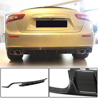 Diffuseur de pare-chocs arrière (Base/S/S Q4 2013-2017, Carbone) Maserati Ghibli 2013-2023 photo 1