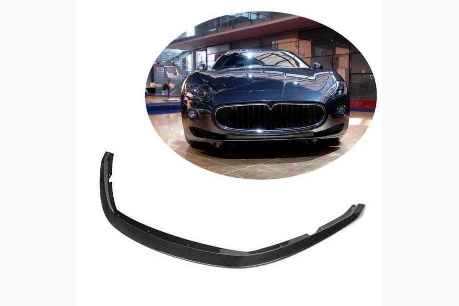 Maserati GranTurismo 2007-2019 Lame Avant Pare-chocs (2007-2009, Carbone) Image