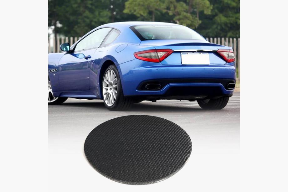 Maserati GranTurismo 2007-2019 Cache de Bouchon de Carburant Carbone Image