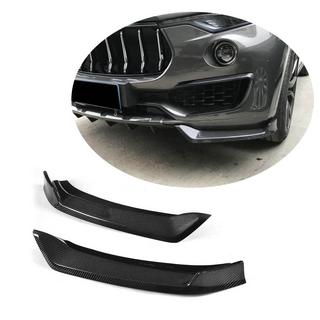Flaps de pare-chocs avant en carbone (pour Base/S) Maserati Levante 2016- photo 1