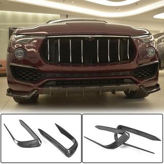 Caches de Pare-chocs Avant en Carbone (pour Base/S) Maserati Levante 2016- photo 1