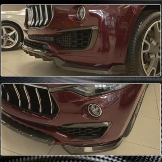 Caches de Pare-chocs Avant en Carbone (pour Base/S) Maserati Levante 2016- photo 4
