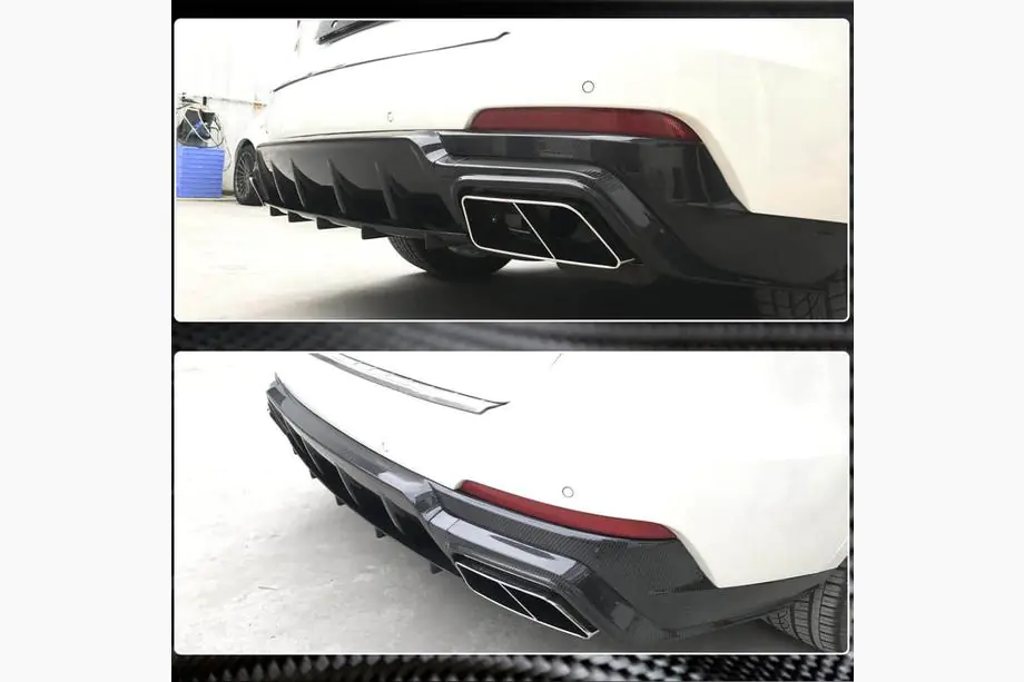 Maserati Levante 2016- Diffuseur de Pare-chocs Arrière V1 (pour Base/S, Carbone) Photo 3