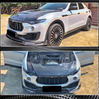 Maserati Levante 2016- Lame avant pare-chocs Lip V2 (pour Base/S, Carbone) photo 3
