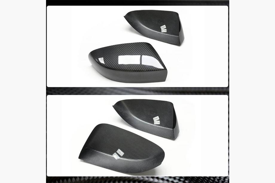 Maserati Quattroporte 2013-2023 Coques de Rétroviseurs (2018-2023, Carbone) Photo 4
