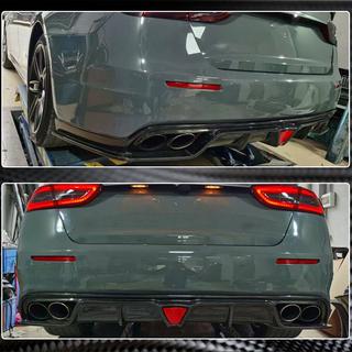 Diffuseur de Pare-chocs Arrière V1 pour S/S Q4 2017-2020 Carbone Maserati Quattroporte 2013-2023 photo 4