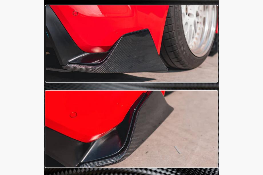Toyota Supra 2019- Diffuseur de Pare-chocs Arrière V1 (Carbone) Photo 6