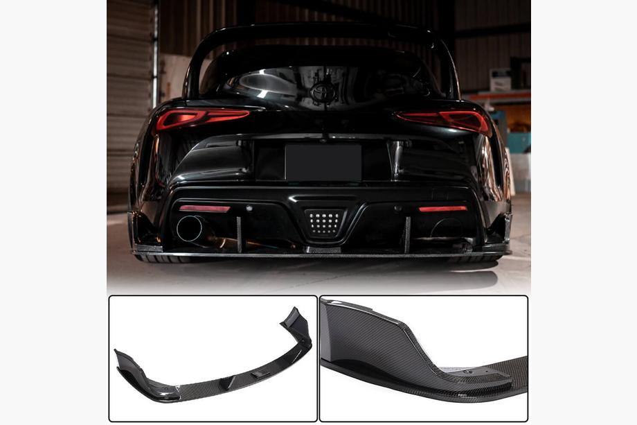 Toyota Supra 2019- Diffuseur de Pare-chocs Arrière V2 (Carbone) Image