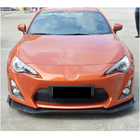 Toyota GT86 2011- Lame de Pare-chocs Avant V3 (Carbone) photo 2
