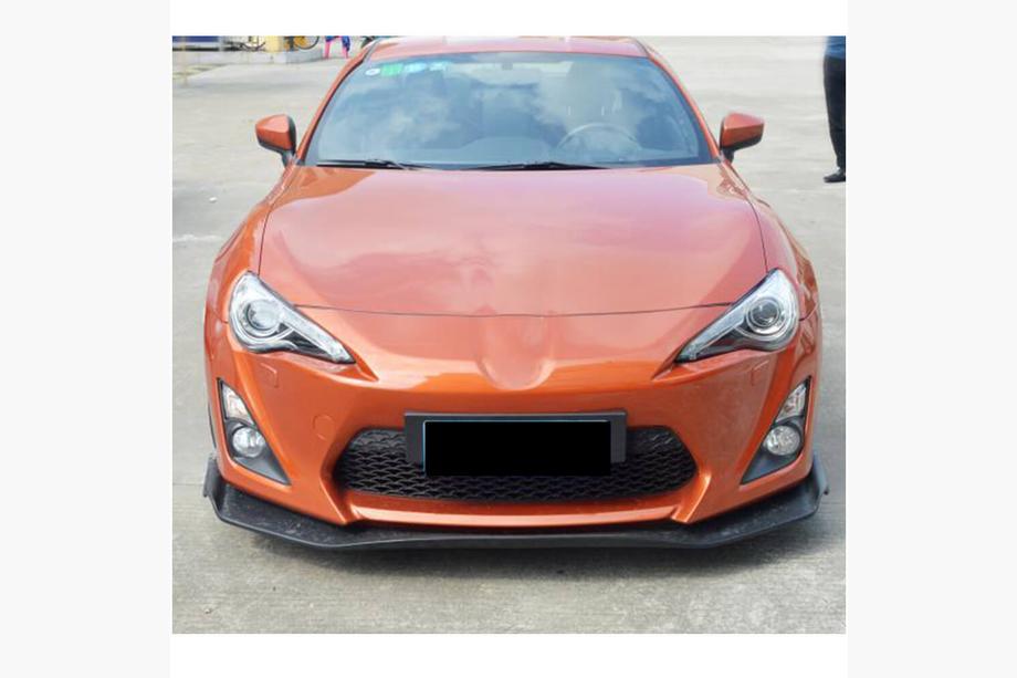 Toyota GT86 2011- Lame de Pare-chocs Avant V3 (Carbone) Photo 2