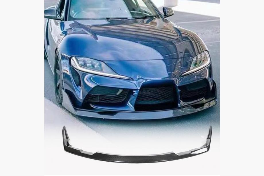 Toyota Supra 2019- Lame avant de pare-chocs (2022-2024, carbone) Photo 1