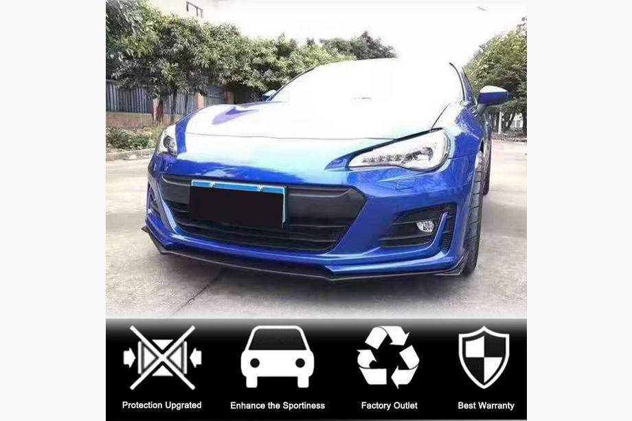 Subaru BRZ 2012-2021 Lame avant V1 pour pare-chocs (2017-2021, Carbone) Photo 2
