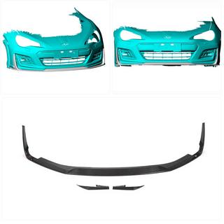 Lame Avant Pare-chocs V2 (2017-2021, Carbone) Subaru BRZ 2012-2021 photo 2