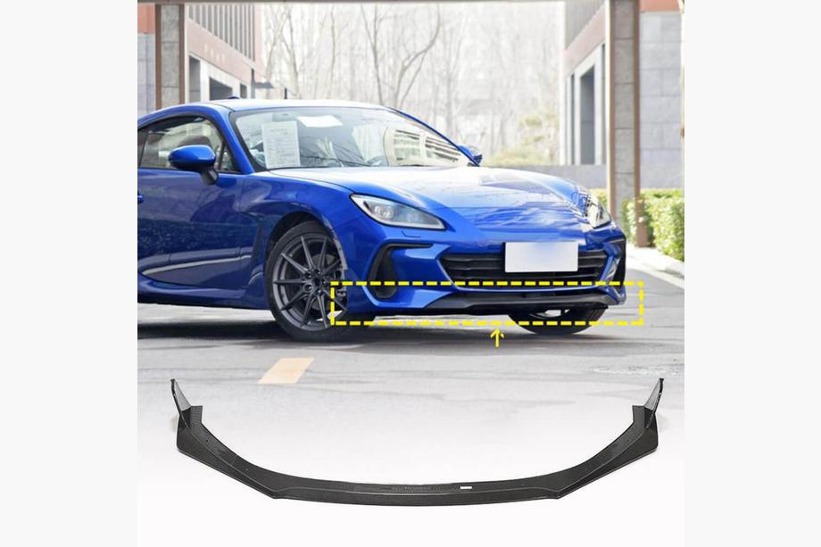 Subaru BRZ 2021- Lame avant V1 pour pare-chocs (2021-2023, Carbone) Image