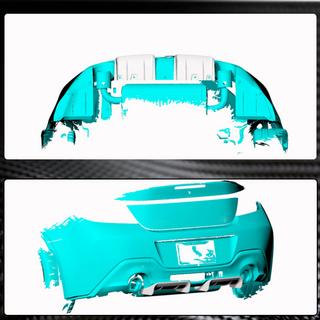 Diffuseur de Pare-chocs Arrière V1 (2021-2023, Carbone) Subaru BRZ 2021- photo 3
