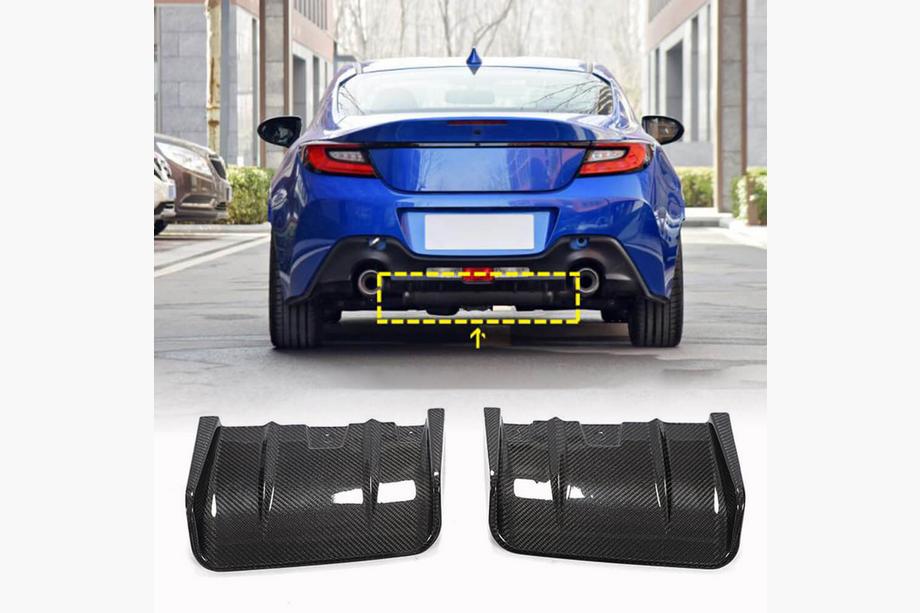 Subaru BRZ 2021- Diffuseur de Pare-chocs Arrière V1 (2021-2023, Carbone) Photo 1