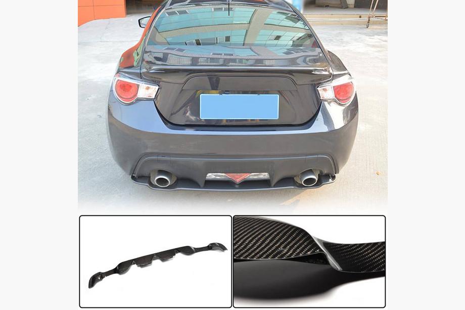 Subaru BRZ 2012-2021 Diffuseur de Pare-chocs Arrière V2 (Carbone) Image