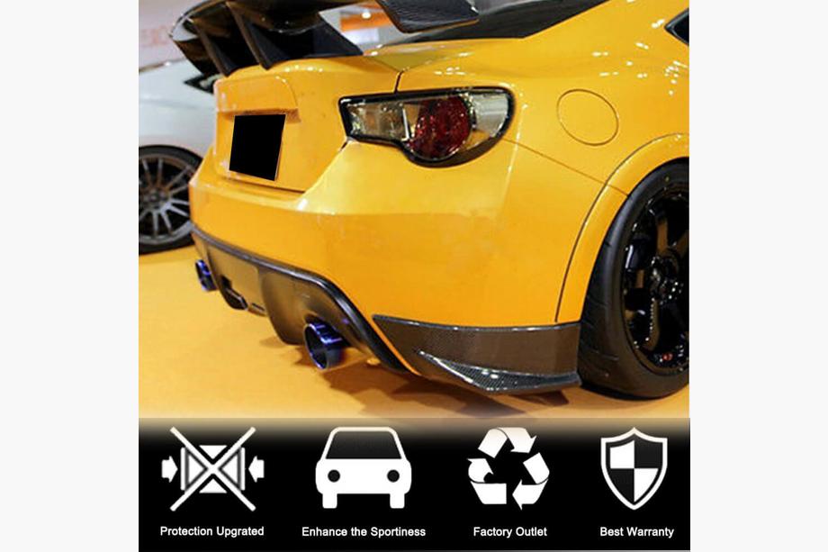 Subaru BRZ 2012-2021 Couvre Pare-chocs Arrière V2 (Carbone) Photo 3
