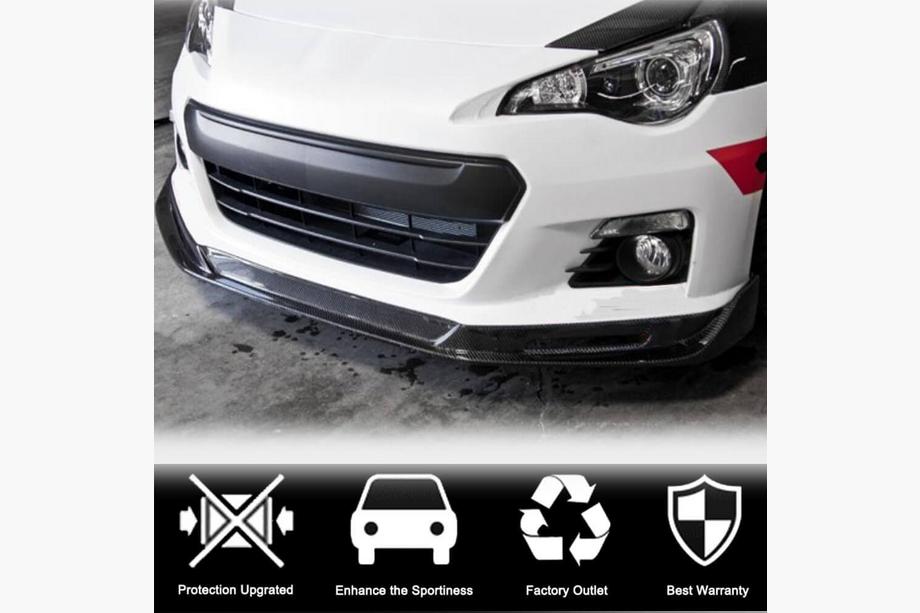 Subaru BRZ 2012-2021 Lame Avant Pare-chocs (Carbone) Photo 2