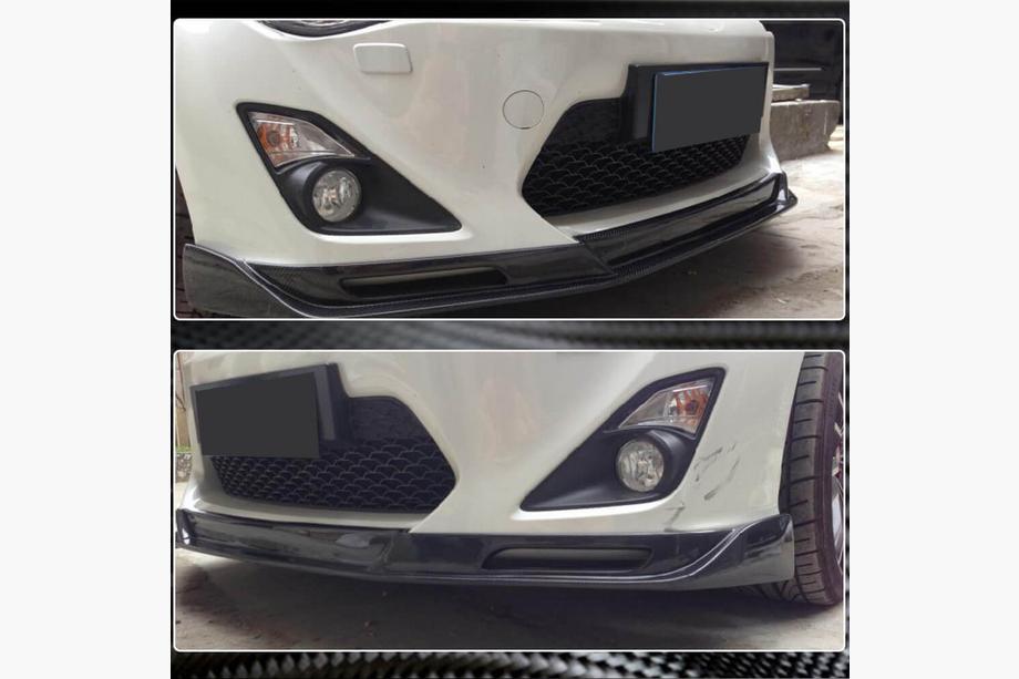 Subaru BRZ 2012-2021 Lame Avant Pare-chocs (Carbone) Photo 3
