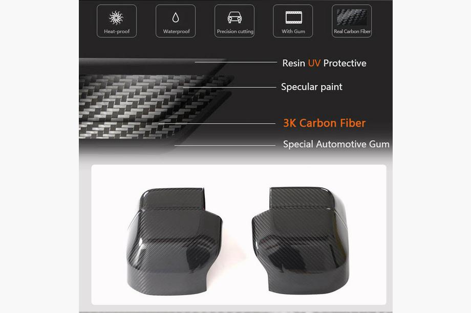 Land Rover Defender 2019- Coques de Rétroviseurs (Carbone) Photo 5