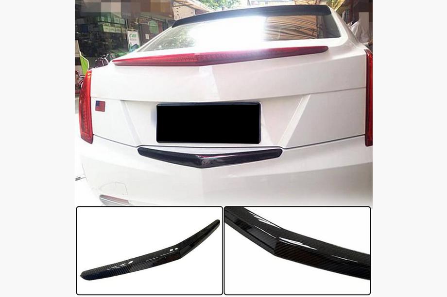 Cadillac ATS 2012-2019 Cache Pare-chocs Arrière Carbone Image