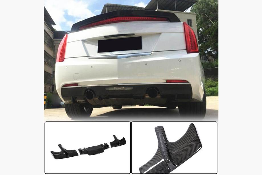 Cadillac ATS 2012-2019 Diffuseur Pare-chocs Arrière (pour Base, Carbone) Image