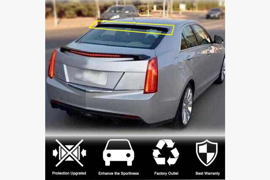 Cadillac ATS 2012-2019 Casquette de Spoiler (Carbone) Photo 2