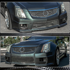 Cadillac CTS 2007-2014 Flaps de pare-chocs avant en carbone pour CTS V Coupe photo 3