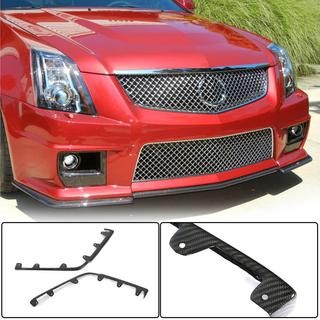 Flaps de pare-chocs avant en carbone pour CTS V Coupe photo 1