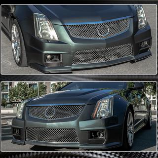 Flaps de pare-chocs avant en carbone pour CTS V Coupe photo 3
