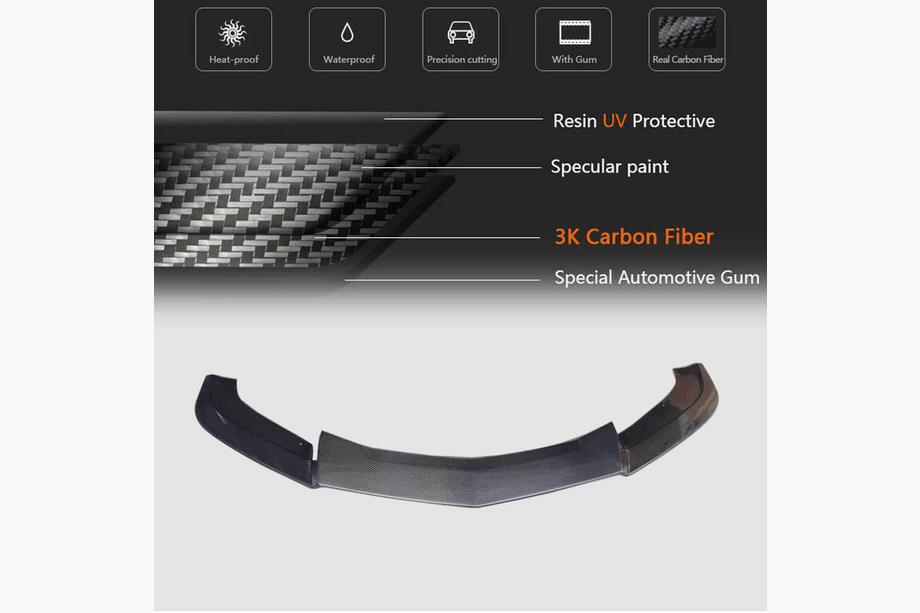 Cadillac CTS 2013-2019 Lame avant V2 pour CTS V Sedan 2016-2019 Carbone Photo 5