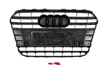Audi A6 C7 2011-2017 Calandre avant noire avec encadrement chromé S-style (2011-2014) photo 4