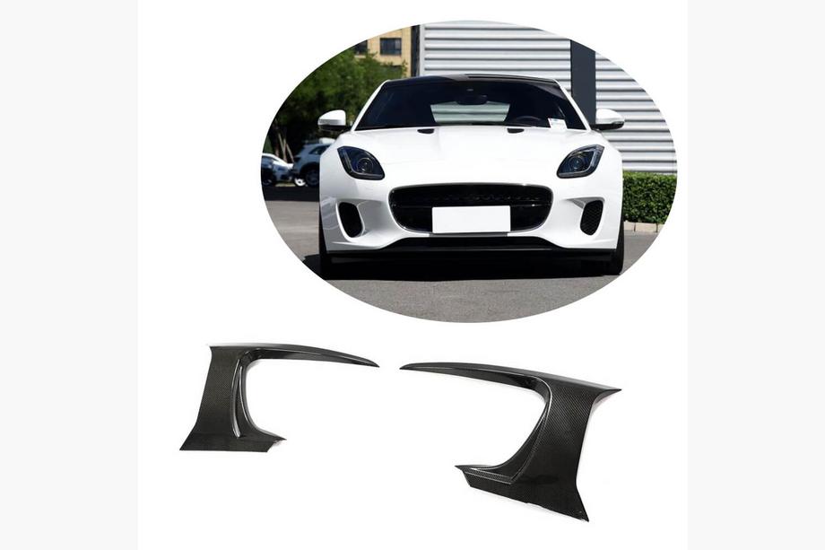 Jaguar F-Type 2013-2024 Couvre Pare-chocs Avant Carbone (pour Base 2017-2019) Image
