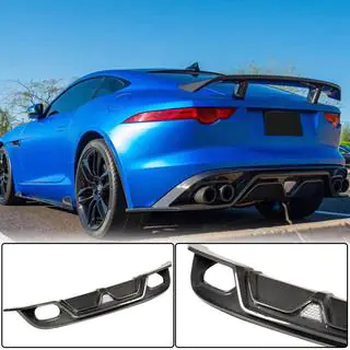 Diffuseur de pare-chocs arrière (2013-2019, Carbone) Jaguar F-Type 2013-2024 photo 1