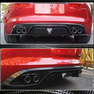 Diffuseur de pare-chocs arrière (2013-2019, Carbone) Jaguar F-Type 2013-2024 photo 3