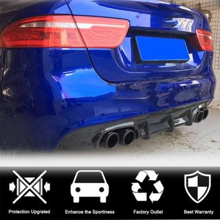 Diffuseur de Pare-chocs Arrière V1 (2015-2019, Carbone) Jaguar XE 2016- photo 2