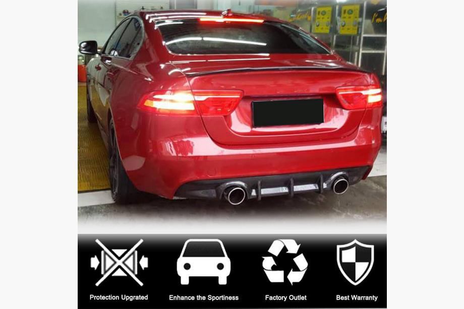 Jaguar XE 2016- Diffuseur de Pare-chocs Arrière V2 (2015-2019, Carbone) Photo 3