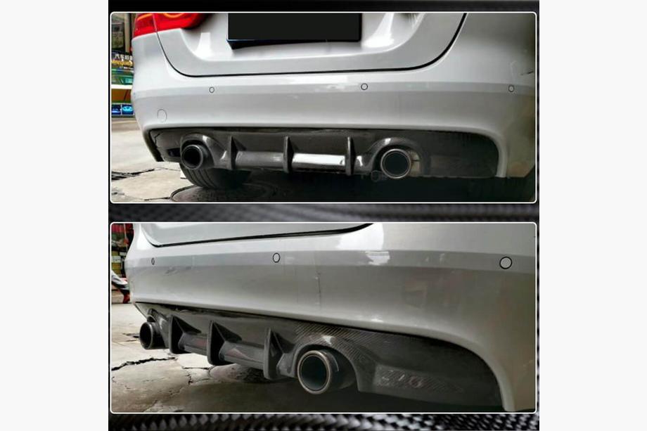 Jaguar XE 2016- Diffuseur de Pare-chocs Arrière V2 (2015-2019, Carbone) Photo 4