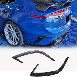 Cache Pare-chocs Arrière (2017-2020, Carbone) Kia Stinger 2017-2023 photo 2
