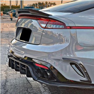 Cache Pare-chocs Arrière (2017-2020, Carbone) Kia Stinger 2017-2023 photo 3