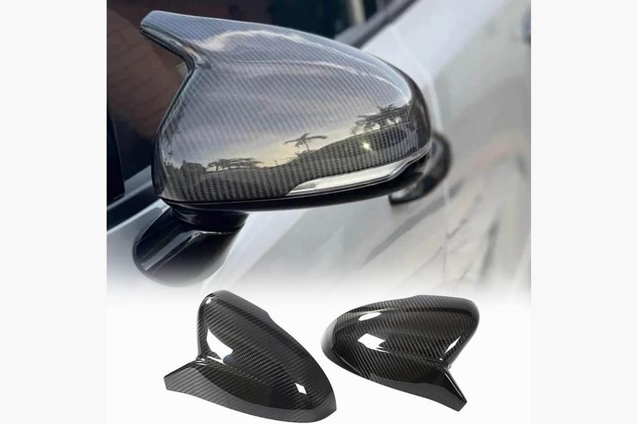 Kia Stinger 2017-2023 Coques de Rétroviseurs (Carbone) Image