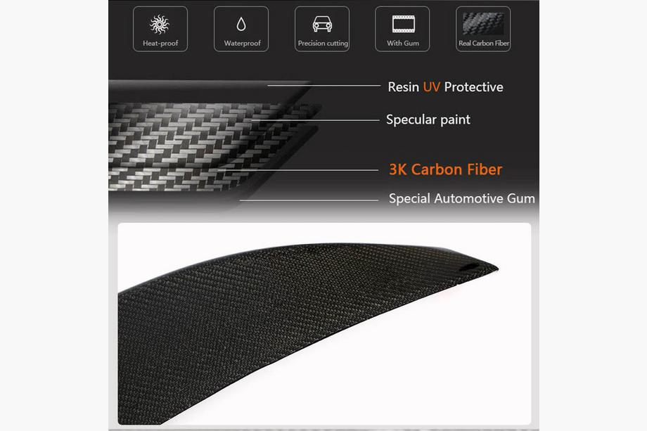Kia Stinger 2017-2023 Aileron V2 (Carbone) Photo 4