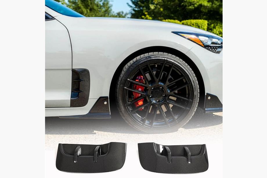 Kia Stinger 2017-2023 Caches d’ailes avant (Carbone) Image