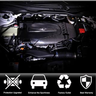 Cache moteur (Carbone) Honda Civic Sedan X 2016-2021 photo 2