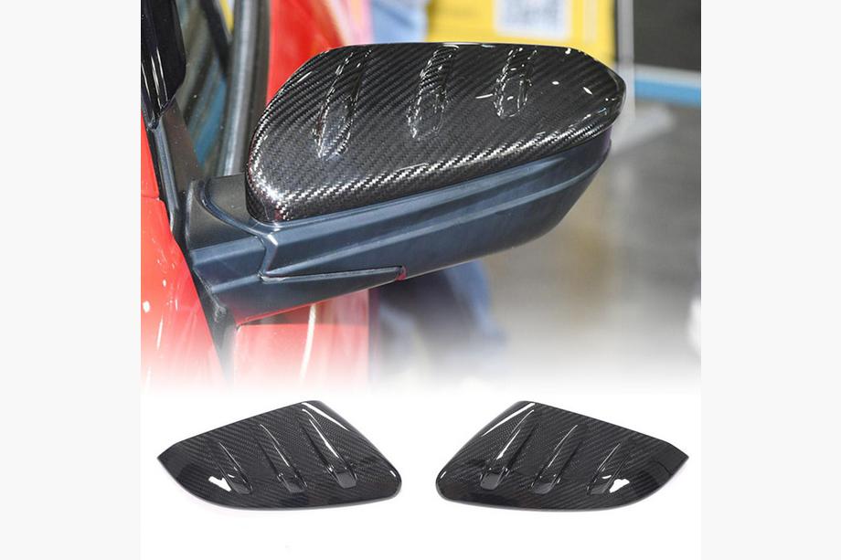 Honda Civic Sedan X 2016-2021 Coques de Rétroviseurs V2 (Carbone) Photo 1