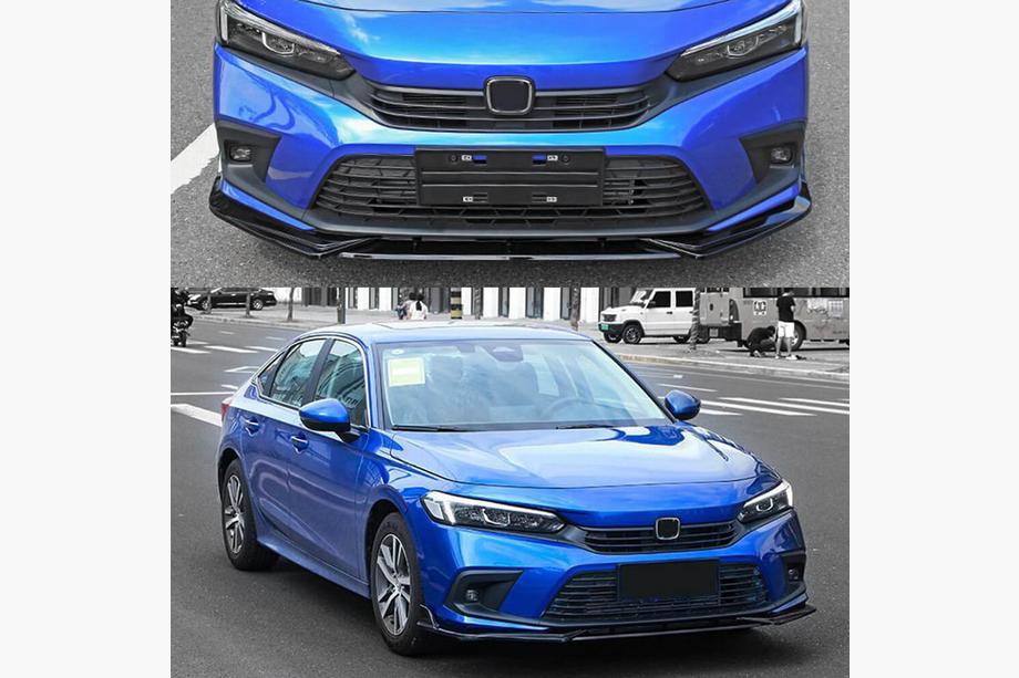 Honda Civic Sedan 2021- Lame avant V1 (Plastique) Photo 3