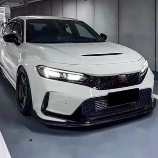 Lame avant pare-chocs V2 (Carbone) Honda Civic HB 2021- photo 3