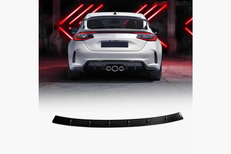 Honda Civic HB 2021- Casquette de Spoiler (Carbone) Image