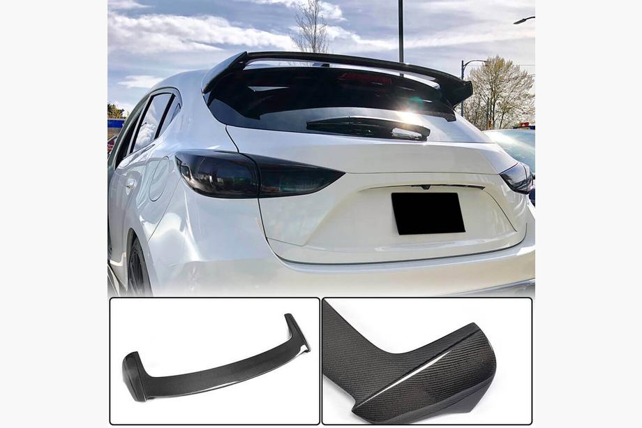 Mazda 3 2013-2019 Spoiler V1 (HB, Carbone) Image